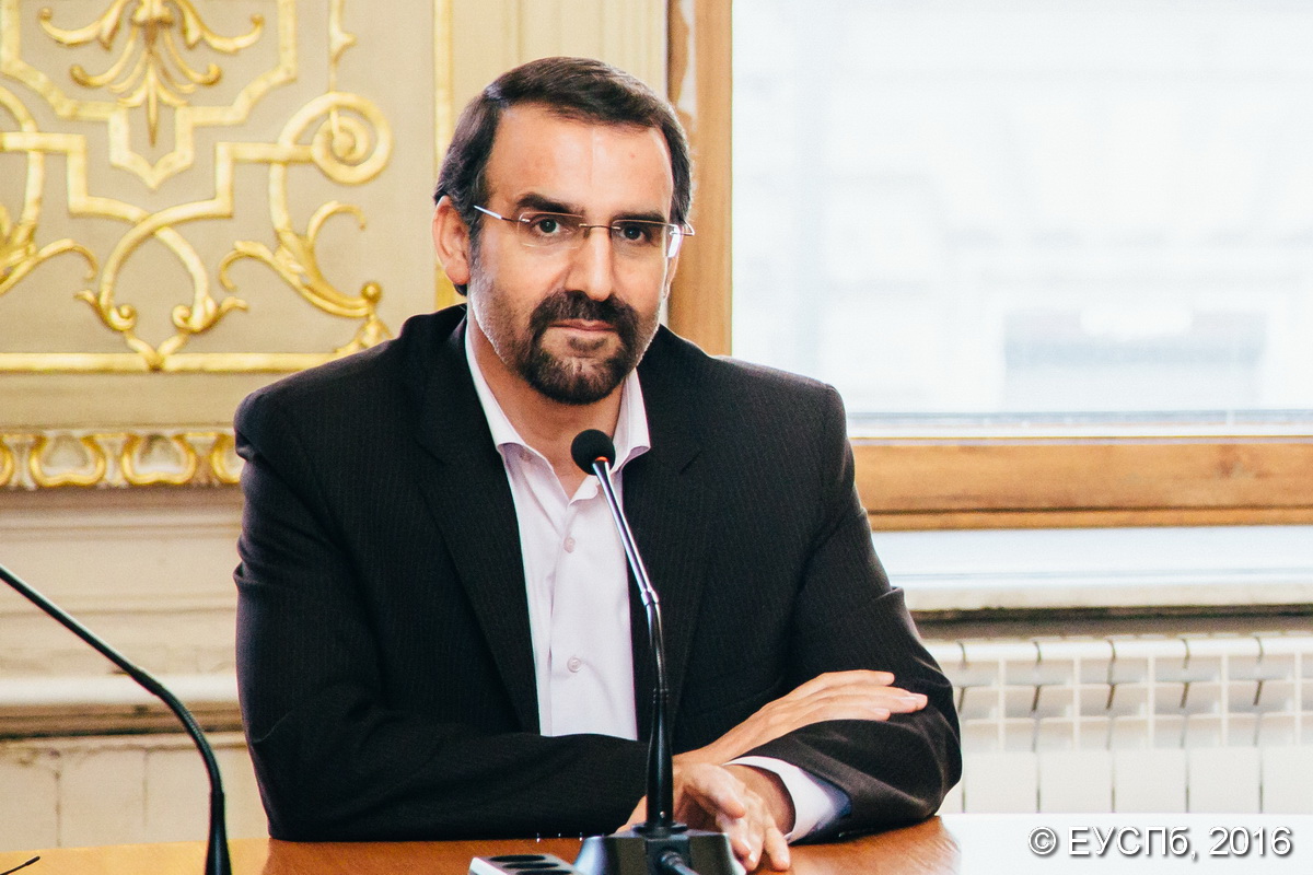 Mehdi Sanaei, Iranian Ambassador to Russia, Visits EUSP